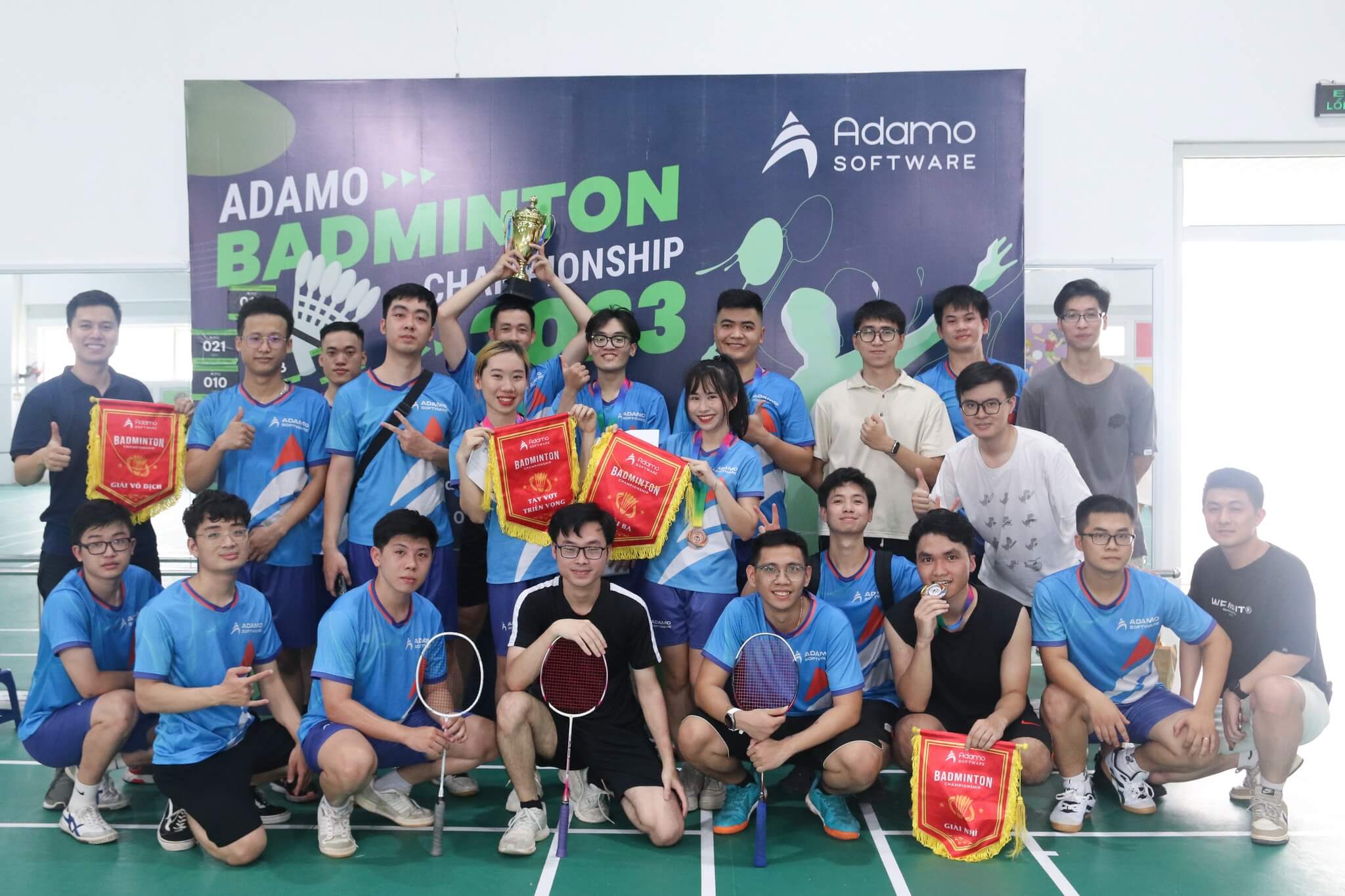 Bùng nổ khí thế thể thao tại Adamo Badminton Championship 2023