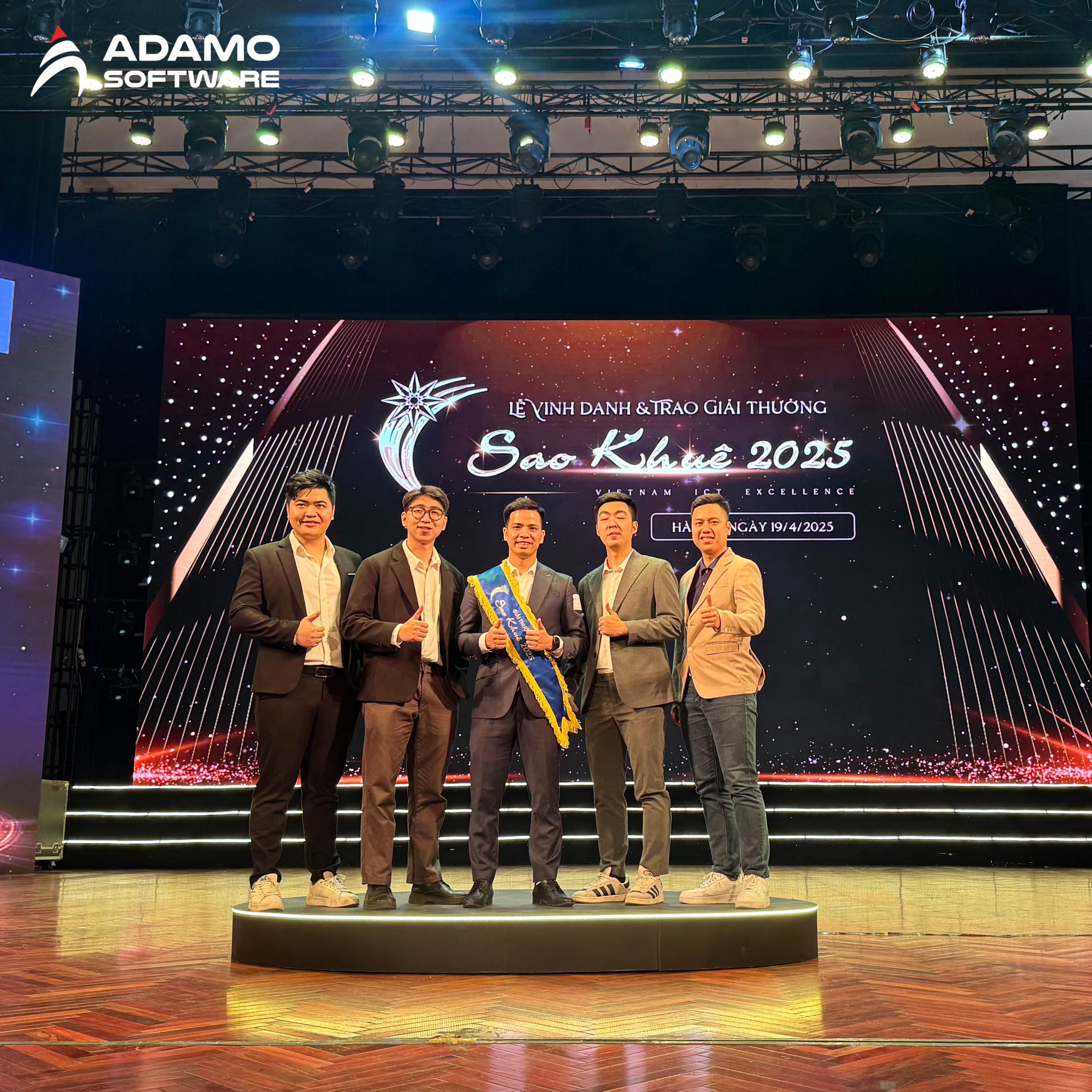 Adamo Software tiếp tục khẳng định chất lượng xuất khẩu phần mềm với giải Sao Khuê lần thứ hai liên tiếp