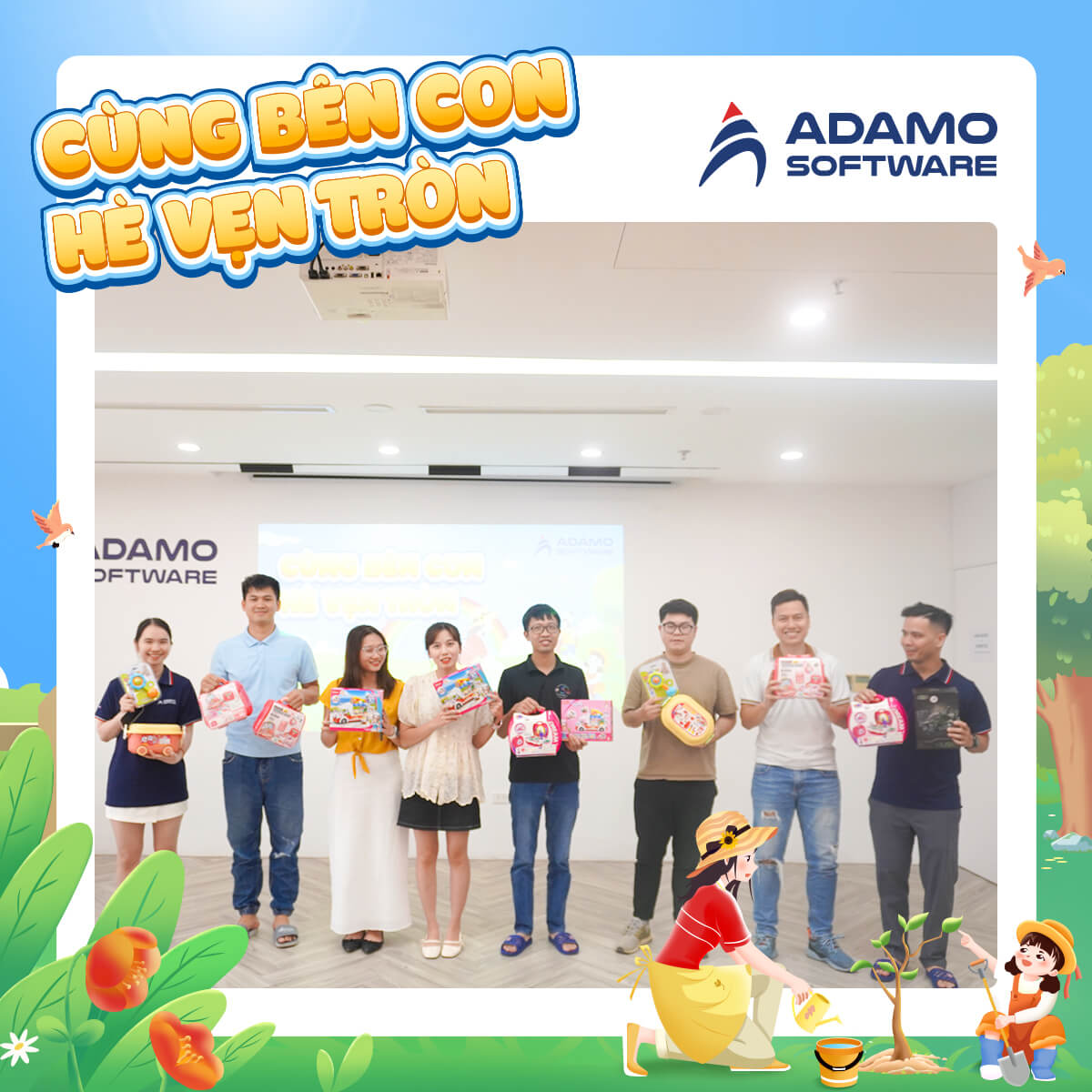 Adamo Software chúc mừng Quốc tế Thiếu nhi 1/6: Cùng bên con, hè vẹn tròn